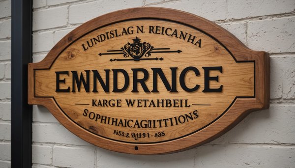 Adoptez la signalétique en bois : élégance et personnalisation